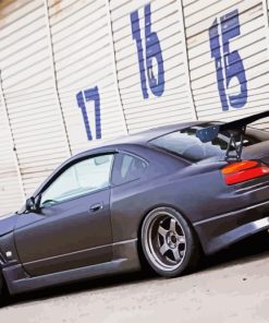 Nissan Silvia Black Edition Paint By Numbers