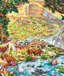 Noah's Ark Forest Animals Paint By Numbers