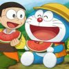 Doraemon Cartoon Fun Paint By Numbers