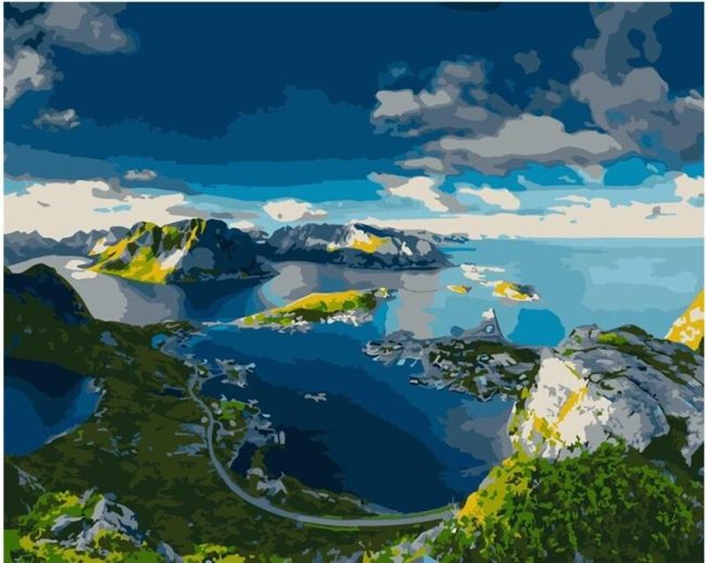 Norwegian Ocean View Paint By Numbers