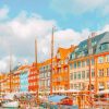 Nyhavn Scandinavian Harbor Paint By Numbers