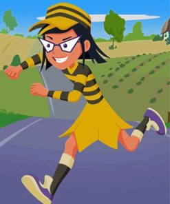 Odlulu Cartoon Characters Paint By Numbers