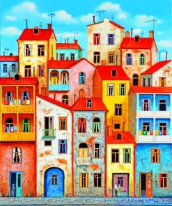 Classic Buildings Paint By Numbers