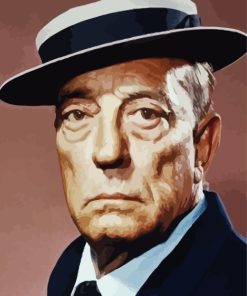 Buster Keaton Classic Paint By Numbers