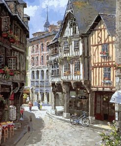 Historic Copenhagen Cityscape Paint By Numbers