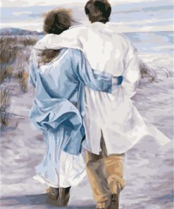 Romantic Old Couple Paint By Numbers
