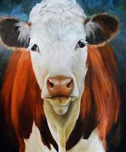Old Cow Calf Paint By Numbers
