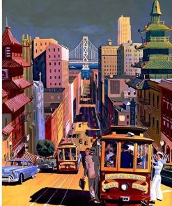 San Francisco Cityscape Paint By Numbers