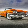 Orange 1959 Cadillac Paint By Numbers