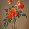 Orange Roses Still Life Paint By Numbers