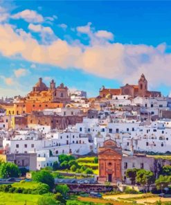 Ostuni Italy Cities Paint By Numbers