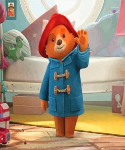 Paddington Bear Cartoon Paint By Numbers