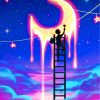 Fantasy Crescent Moon Paint By Numbers