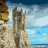 Old Keiss Castle Nature Paint By Numbers