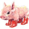 Pink Pig Animal Paint By Numbers