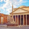 Pantheon Rome Exploration Paint By Numbers
