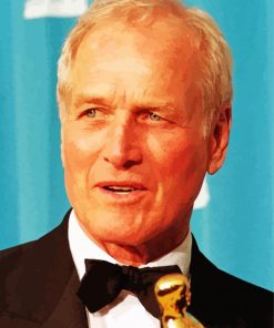 Paul Newman Celebrity Paint By Numbers