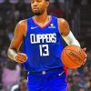 Paul George Clippers Basketball Paint By Numbers