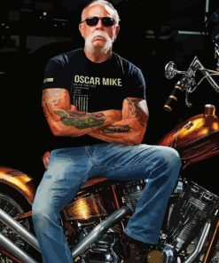 Paul Teutul Famous Chopper Paint By Numbers