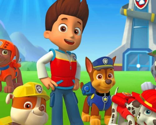 finalized Paw Patrol artwork