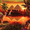 Pyramids of Giza Scenic Paint By Numbers