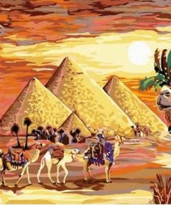 Desert Wonders Egyptian Paint By Numbers