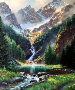 Rocky Mountain Nature Paint By Numbers