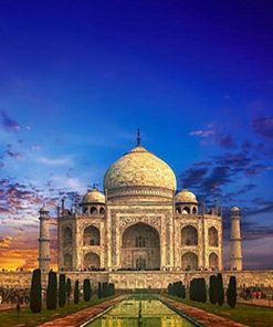 Taj Mahal Landmarks Paint By Numbers