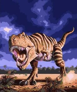 T Rex Dinosaur Paint By Numbers