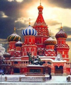 Saint Basil's Moscow Landmark Paint By Numbers