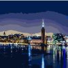 Stockholm Urban Night Walk Paint By Numbers