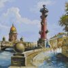 Modern Petersburg Cityscape Paint By Numbers