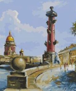 Modern Petersburg Cityscape Paint By Numbers