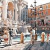 Explore Trevi Fountain Rome Paint By Numbers
