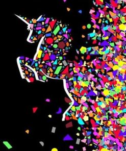 Colorful Unicorn Animals Paint By Numbers