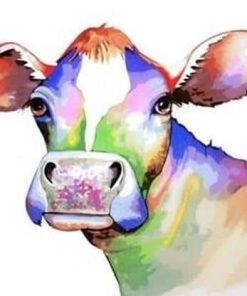 Colorful Calf Paint By Numbers