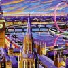 London Eye and Big Ben UK Paint By Numbers