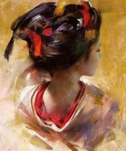 Geisha Japanese Beauty Paint By Numbers