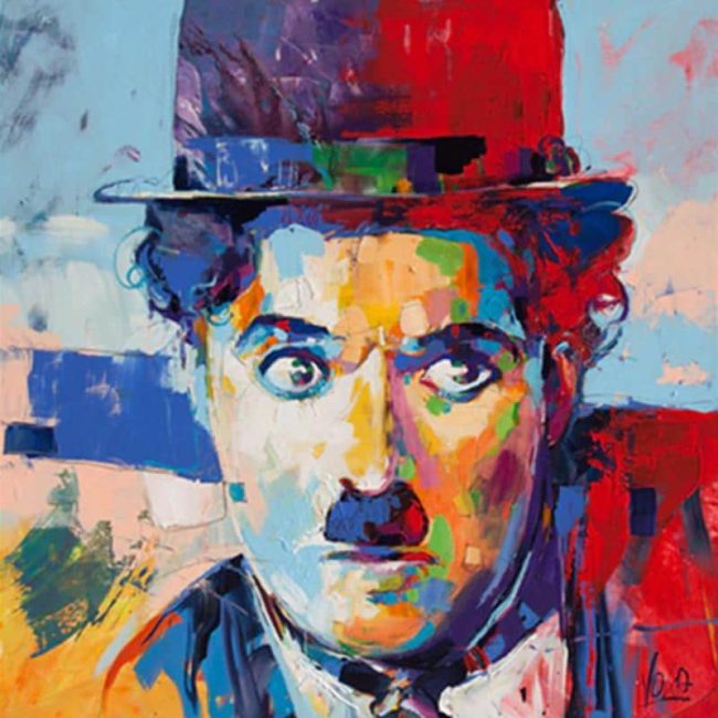 Charlie Chaplin Pop Art Paint By Numbers