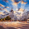 Modern Madrid Cityscape Paint By Numbers