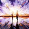 Lovers Running Couple Paint By Numbers