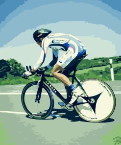 Men on Bicycles Paint By Numbers