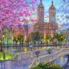 Central Park Urban Scene Paint By Numbers