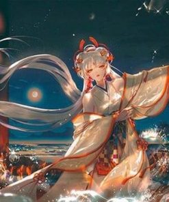 Shiranui Onmyoji Animation Paint By Numbers