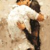 Romantic Couple Hug Paint By Numbers