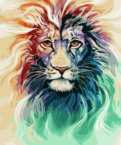 Majestic Lion Paint By Numbers