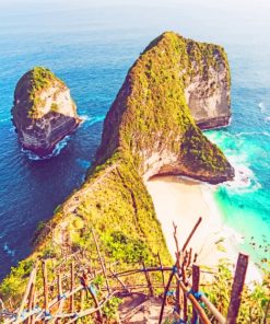 Penida Island Seascape Paint By Numbers