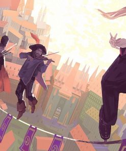 People Tightrope Art Paint By Numbers