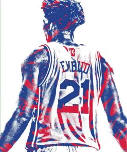 Philadelphia 76ers Basketball Paint By Numbers