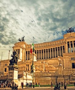 Piazza Venezia Rome Paint By Numbers